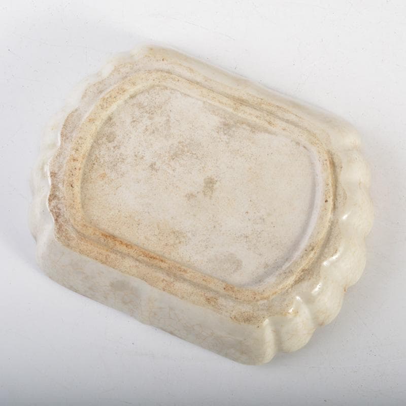 瀬戸焼　古瀬戸　鉄絵　花文　小皿　銘々皿　十一客　C　6607A