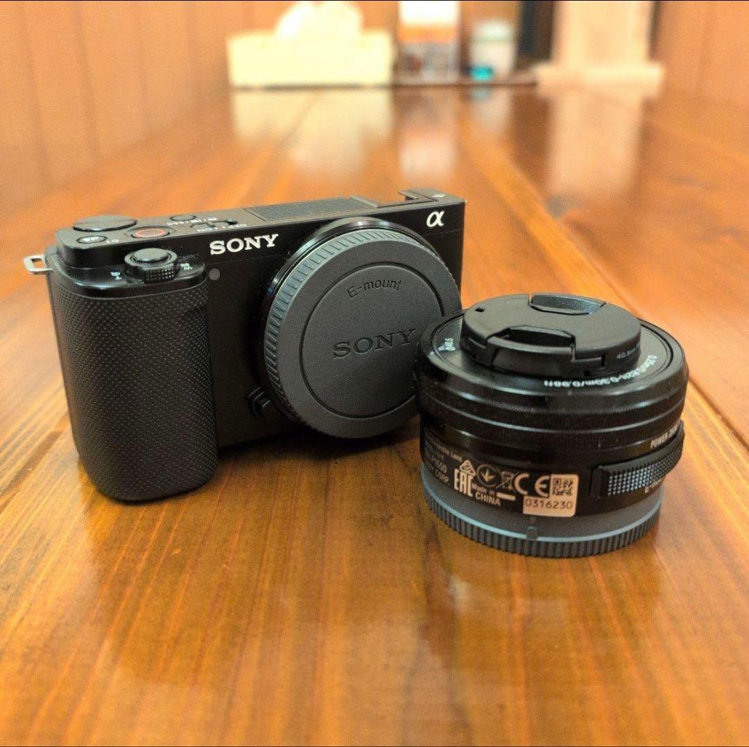 SONY ZV-E10 ミラーレスカメラ 4K動画撮影　本体、レンズ