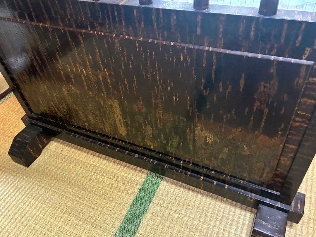 秋田の伝統工芸　桜樺材の衝立（ついたて）