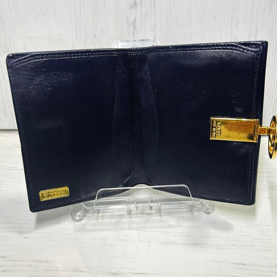 GUCCI オールドグッチ シェリーライン 二つ折り財布