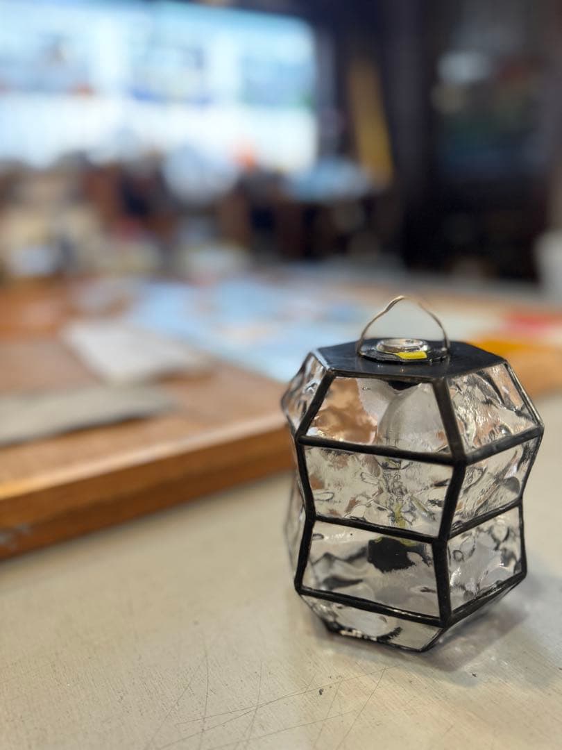 けーさん専用　peanuts clearー　ステンドグラス　ゴールゼロLEDラン