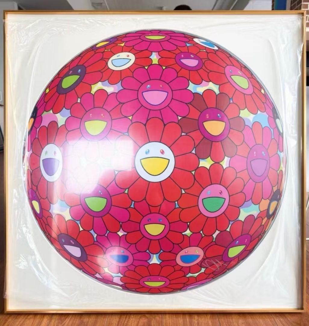 村上隆 版画【 感謝の花 】 ED300