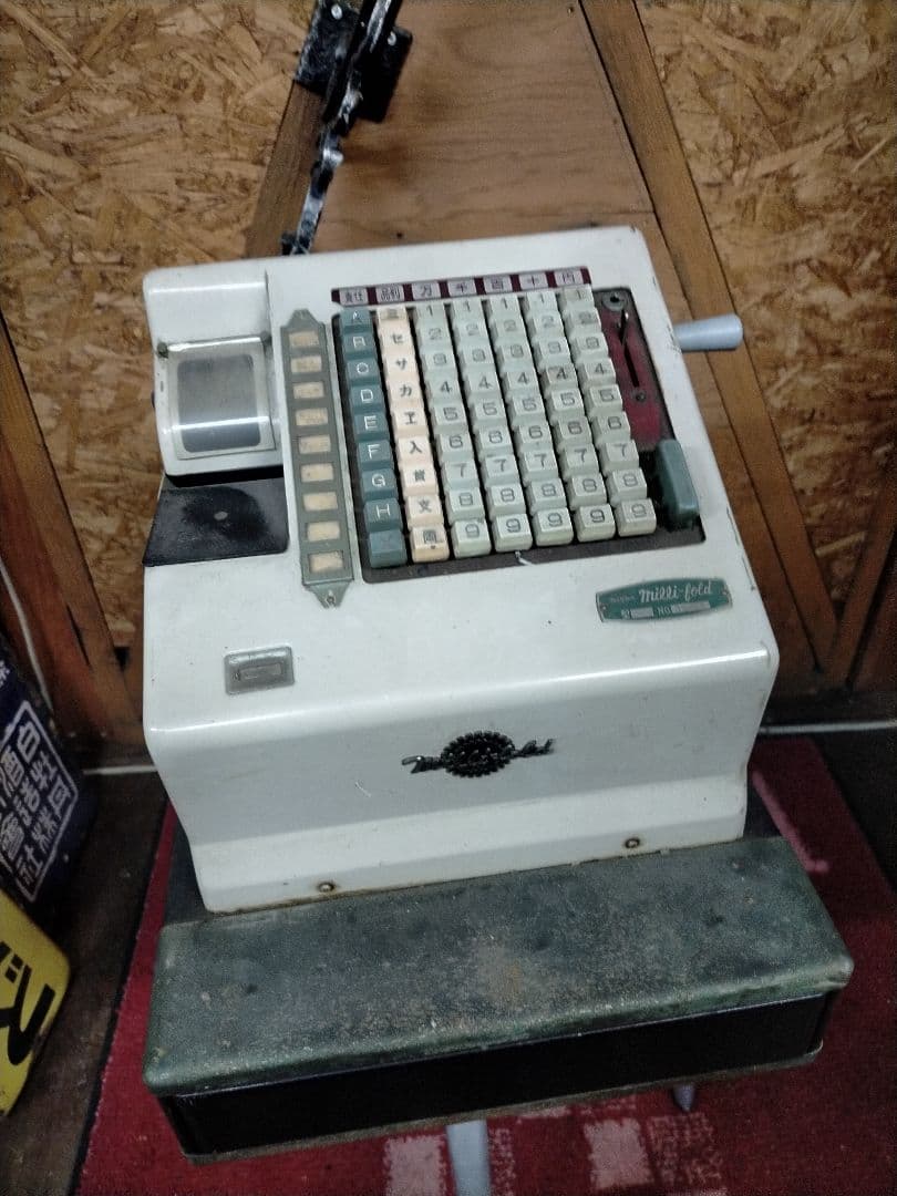 昭和レトロ当時物 レジスターミリオンレジスター アンティークオブジェ