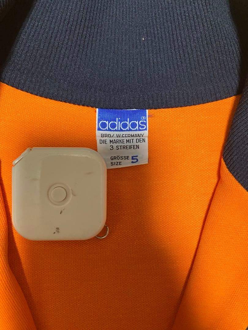 adidas アディダス デサント トラックジャケット オレンジ　サイズ5