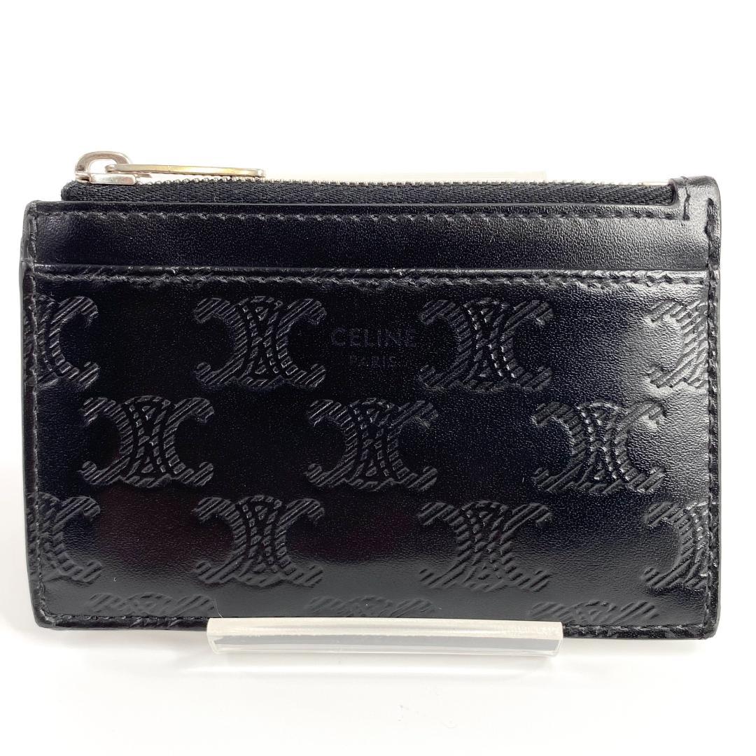 セリーヌ カードホルダー ケース コンパクトウォレット ブラック
