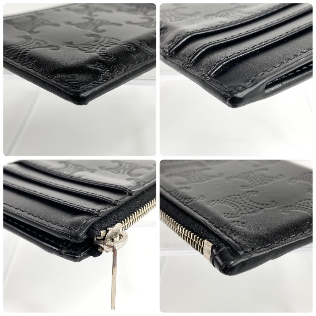 セリーヌ カードホルダー ケース コンパクトウォレット ブラック