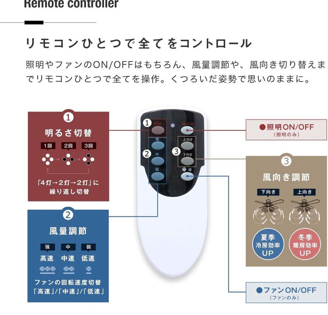 Herotos ヒロトス シーリングファンライト【新品未使用】