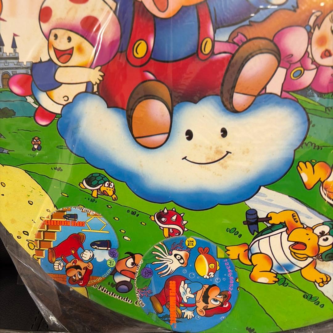 スーパーマリオ　特大めんこセット 特賞　昭和めんこ