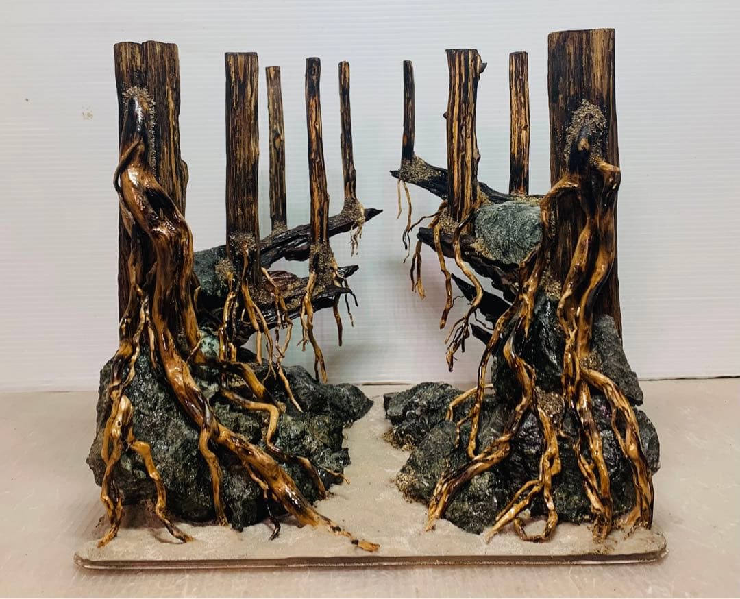 アクアテラリウム 水槽流木。水生植 物　水槽用流木　アクアリウム 盆栽流木