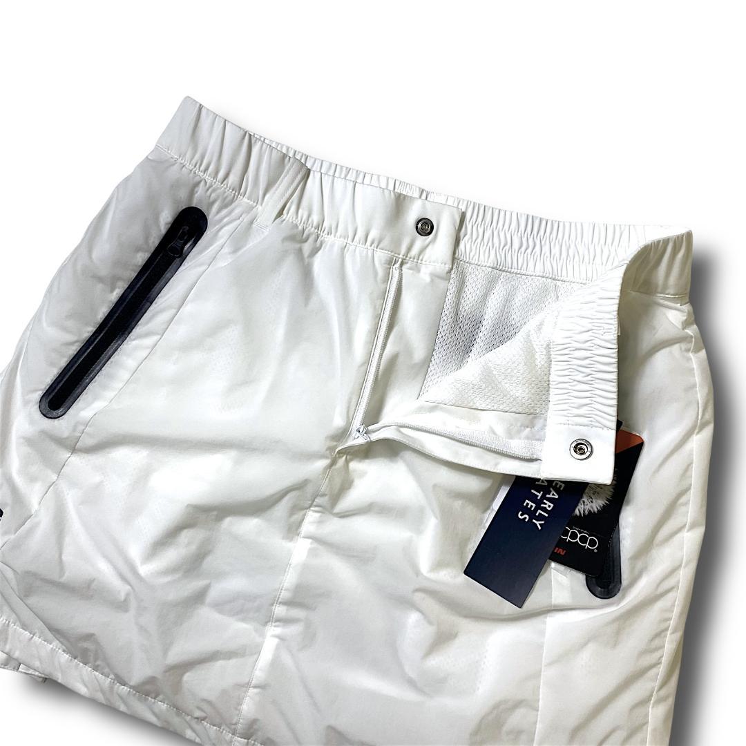 定価3万 0 パーリーゲイツ 快適高機能素材 ビッグロゴ ミニ スカート 白