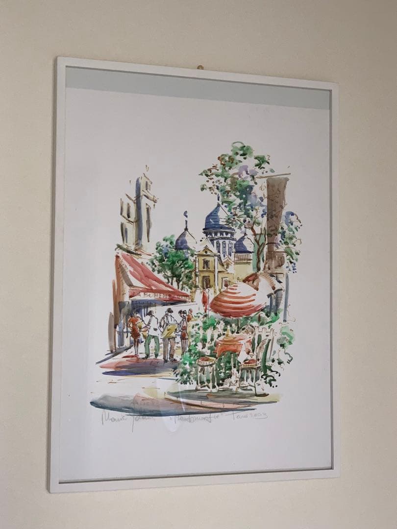 Montmartre 水彩画　2003年