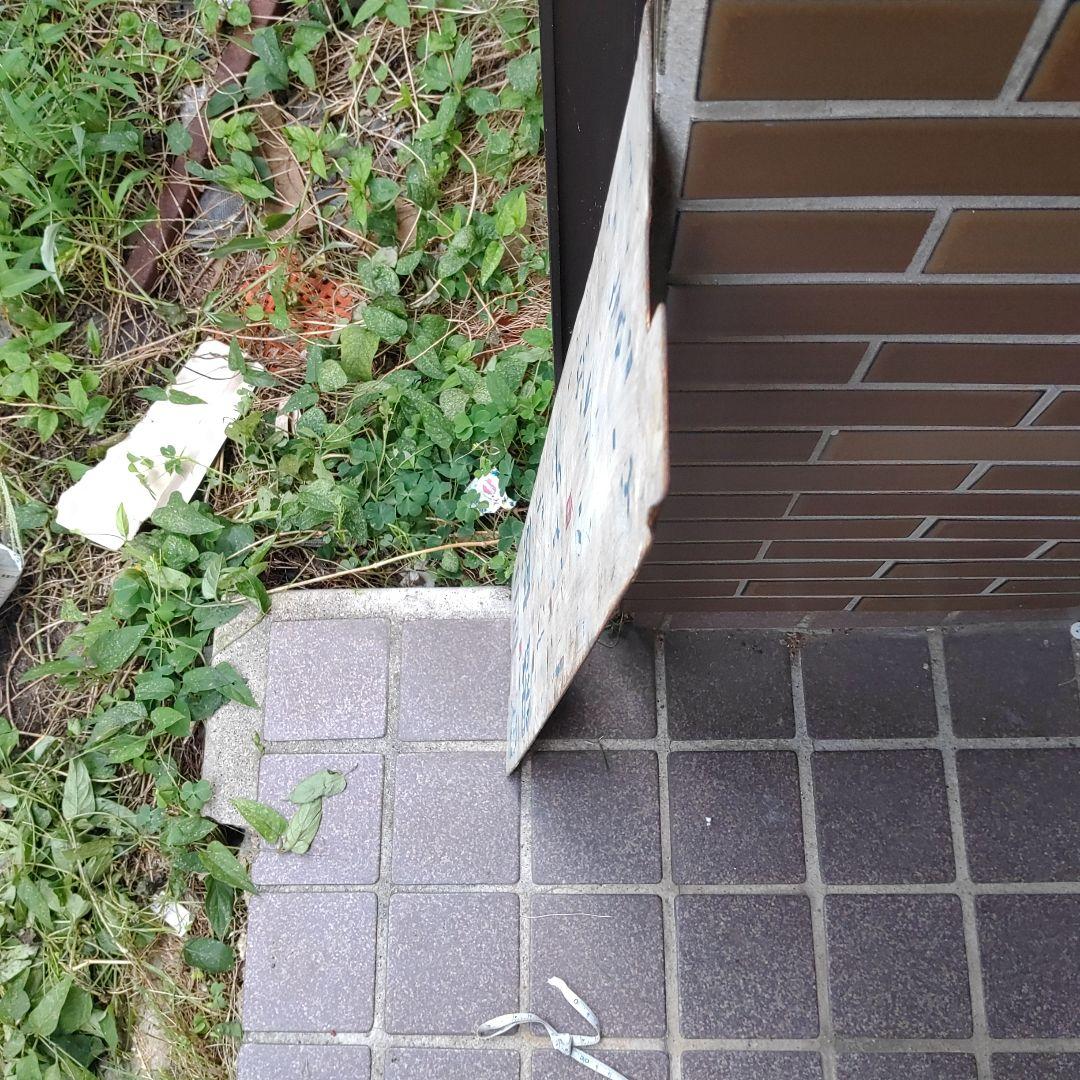 【東京都電サボ　行先板】（表）新宿駅←四谷見附−九段−須田町（裏）銀座−月島