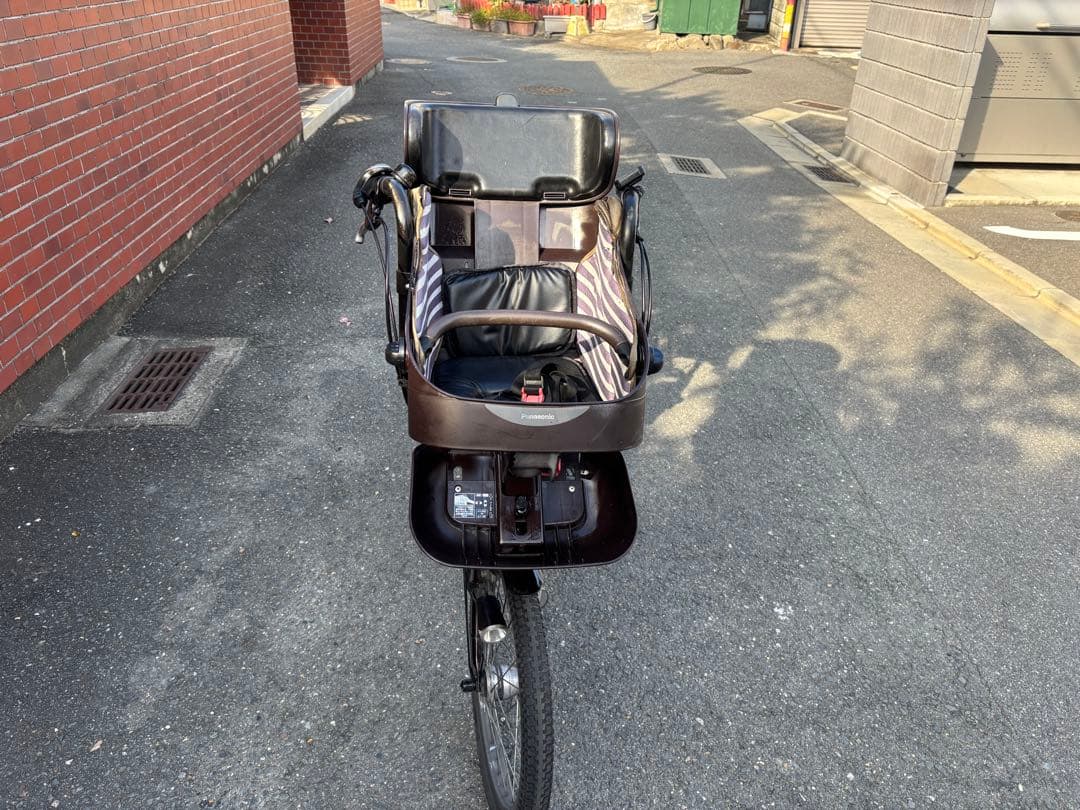 Panasonic 電動アシスト自転車 チャイルドシート付き12ah