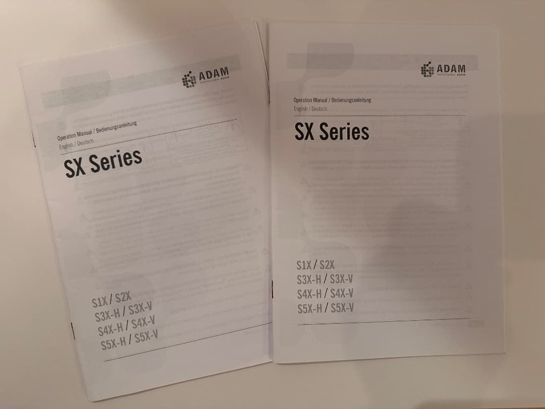 ADAM AUDIO S2X ペア スタジオモニタースピーカー