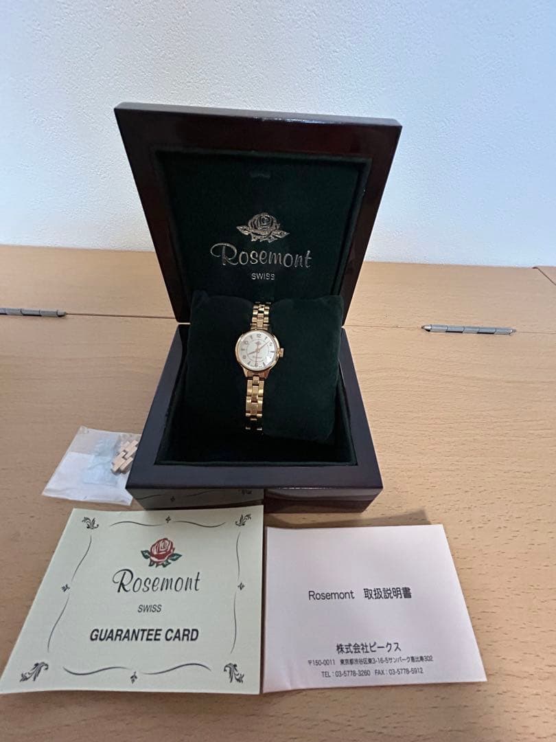 Rosemont SWISSピンクゴールド腕時計