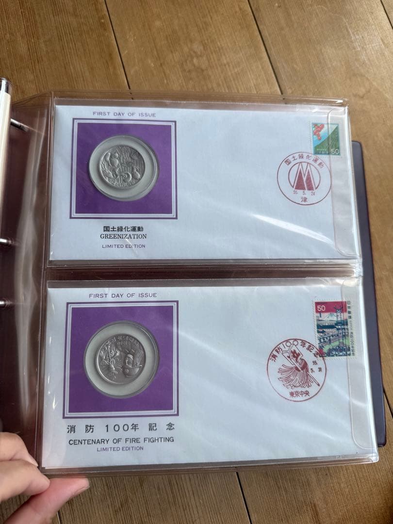 ジンギスカン様✴︎昭和55年度日本切手初日カバーメダルコレクション　23種類