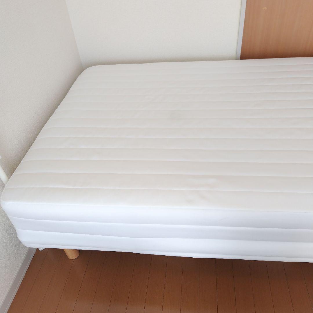 値下げ中！！無印 セミダブル 脚付きマットレス ※脚は別売り