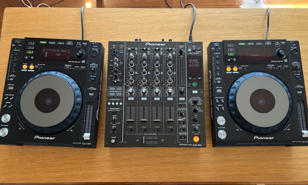 Pioneer DJM-850 + CDJ-850 × 2 セット