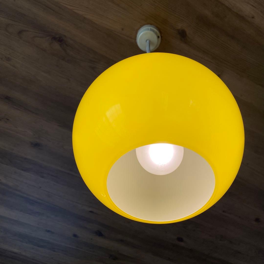 ビンテージ照明　70’s スペースエイジ　レトロポップ　昭和レトロ