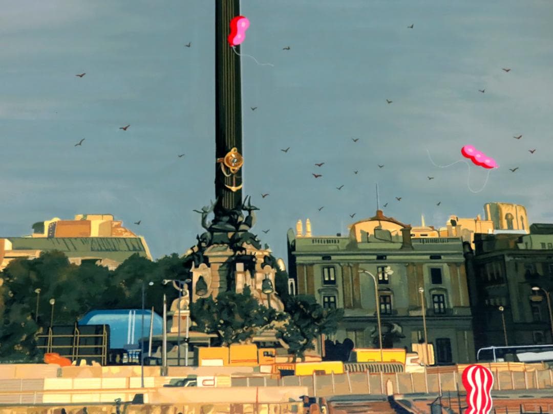 【ヒロ・ヤマガタ】　山形博導　恋人たちのフェスティバル　シルクスクリーンシート