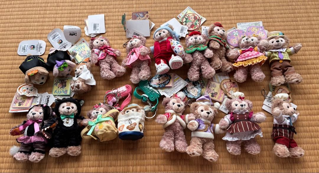 ダッフィー シェリーメイ ぬいぐるみバッジ　セット　新品　未使用　タグ付き