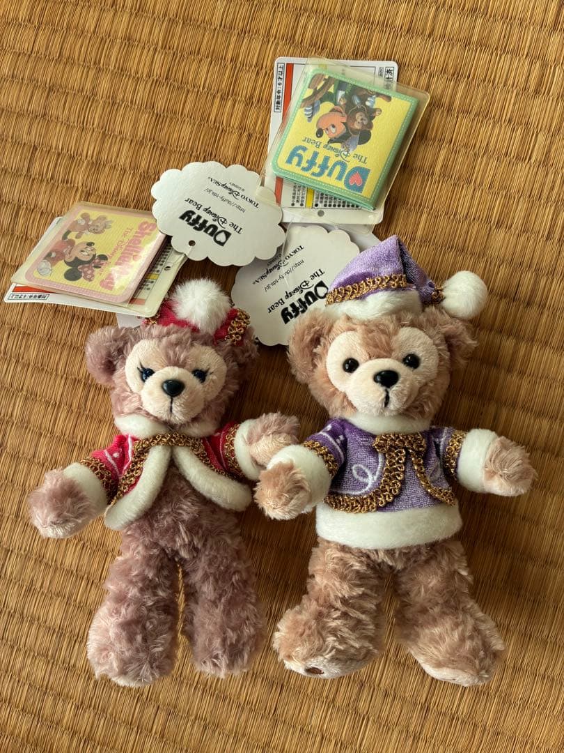 ダッフィー シェリーメイ ぬいぐるみバッジ　セット　新品　未使用　タグ付き