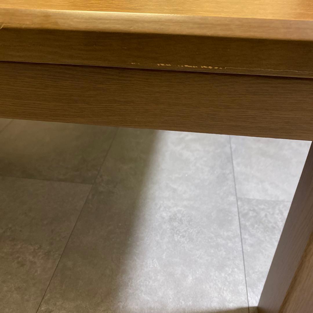 梱包・発送たのメル便使用　こたつ約120×80cm 長方形 木目調