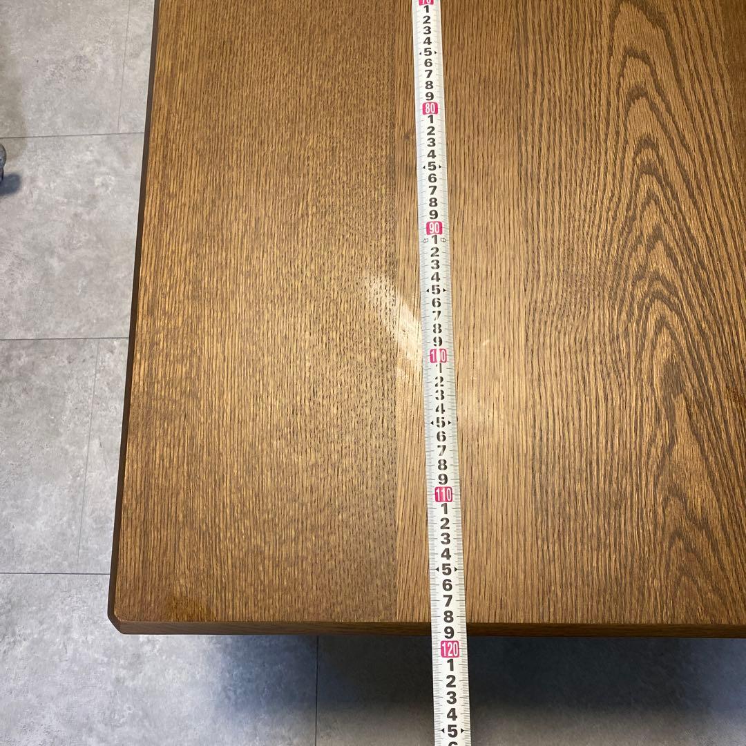 梱包・発送たのメル便使用　こたつ約120×80cm 長方形 木目調