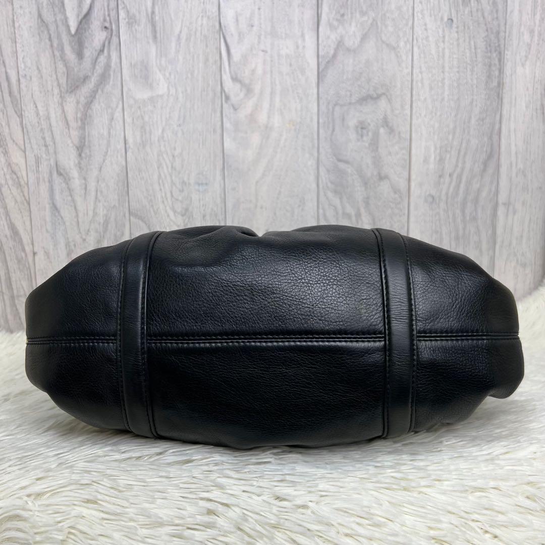 人気♡保存袋付♡BALLY バリー レザー ギャザー ロゴチャーム ハンドバッグ