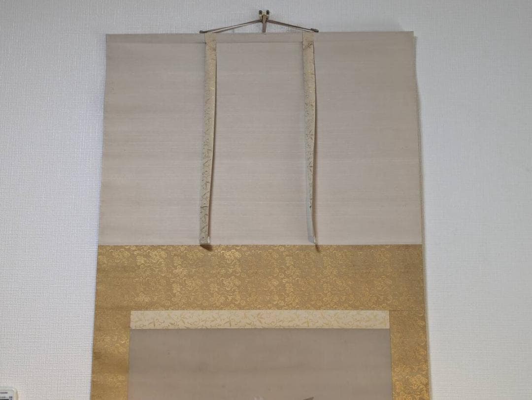 【真作】掛軸　高橋周桑　白牡丹　静寂の美　花鳥画　名品　二重箱入　R148