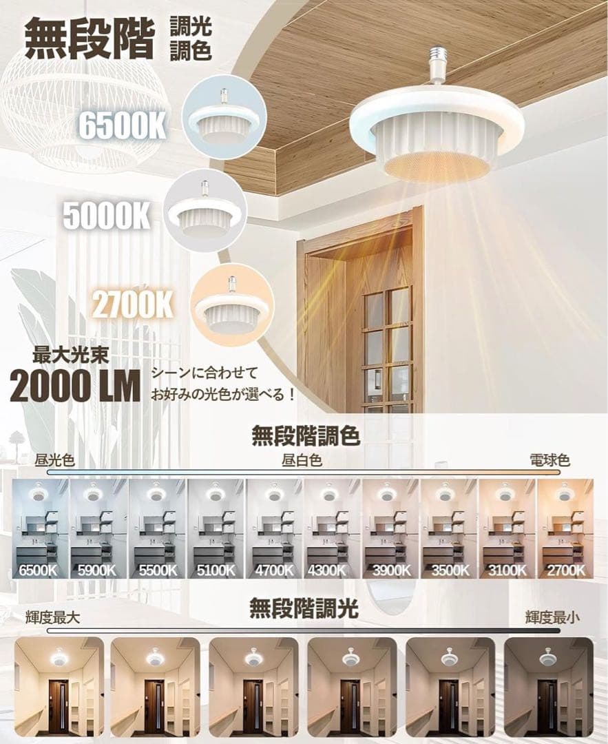 新品 電気ファンヒーター 天井 ライト 脱衣所 速暖 ヒーターライト E26