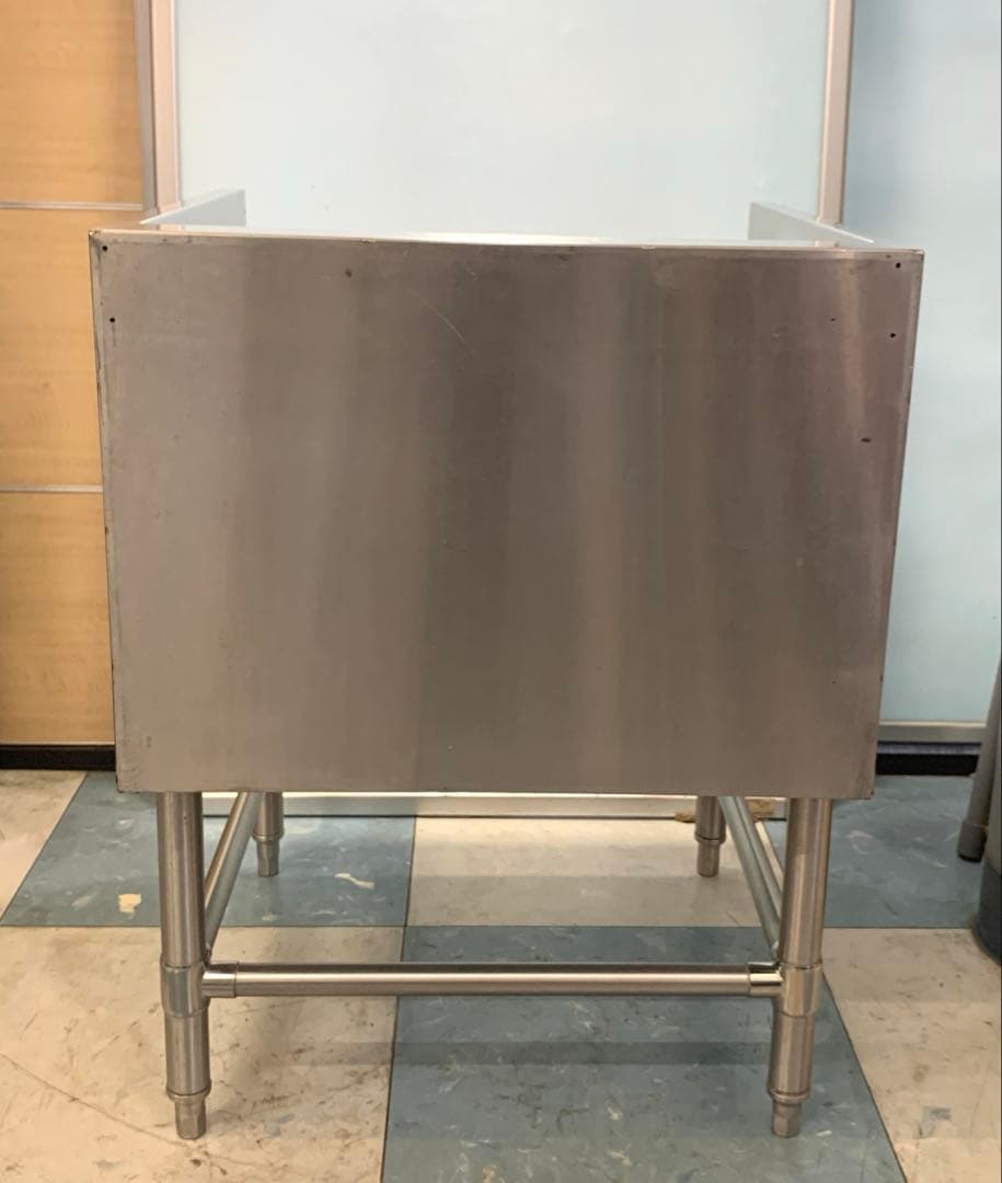 タニコー 業務用ステンレスガスコンロ台 ガード付き H810×600×600㎜