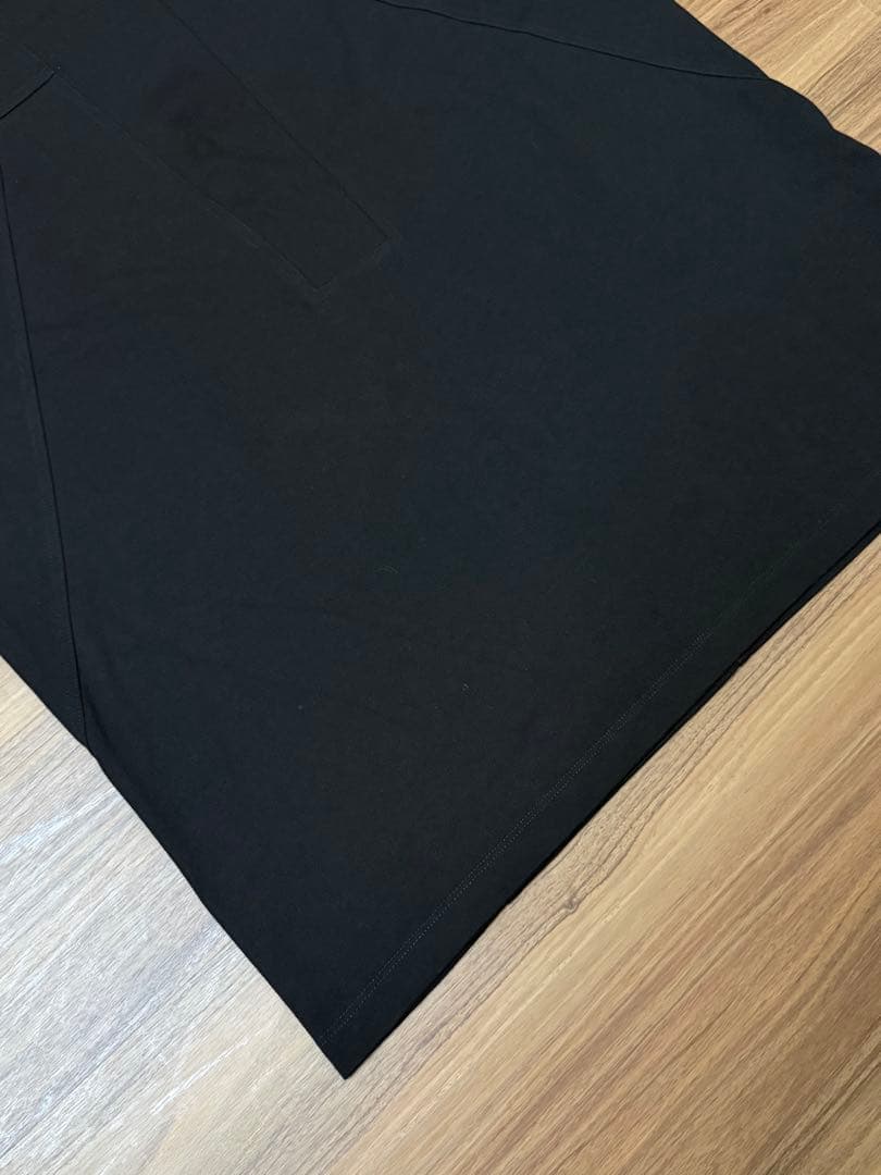 トップス Rick Owens SPLINTERED TARP T BLACK 24SS