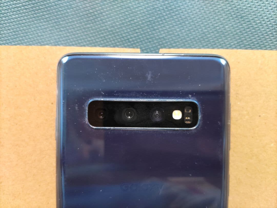 【中古/ジャンク】Samsung Galaxy S10 本体 クリアケース付き
