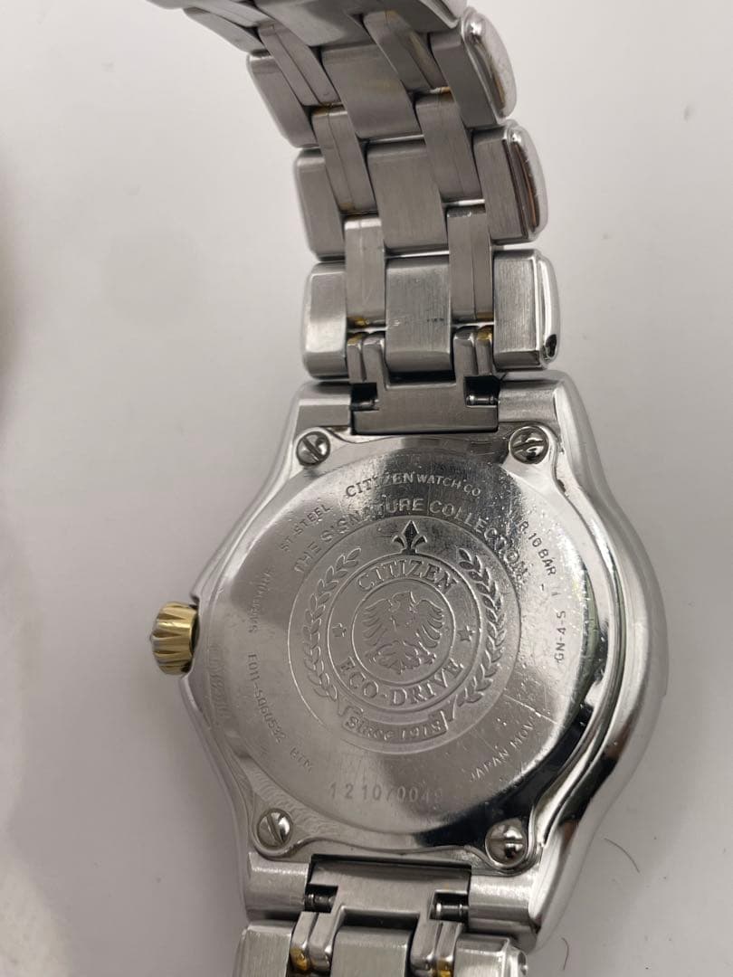 【日本未発売】CITIZEN シチズン　ソーラー稼働品　ダイアモンド　シルバー