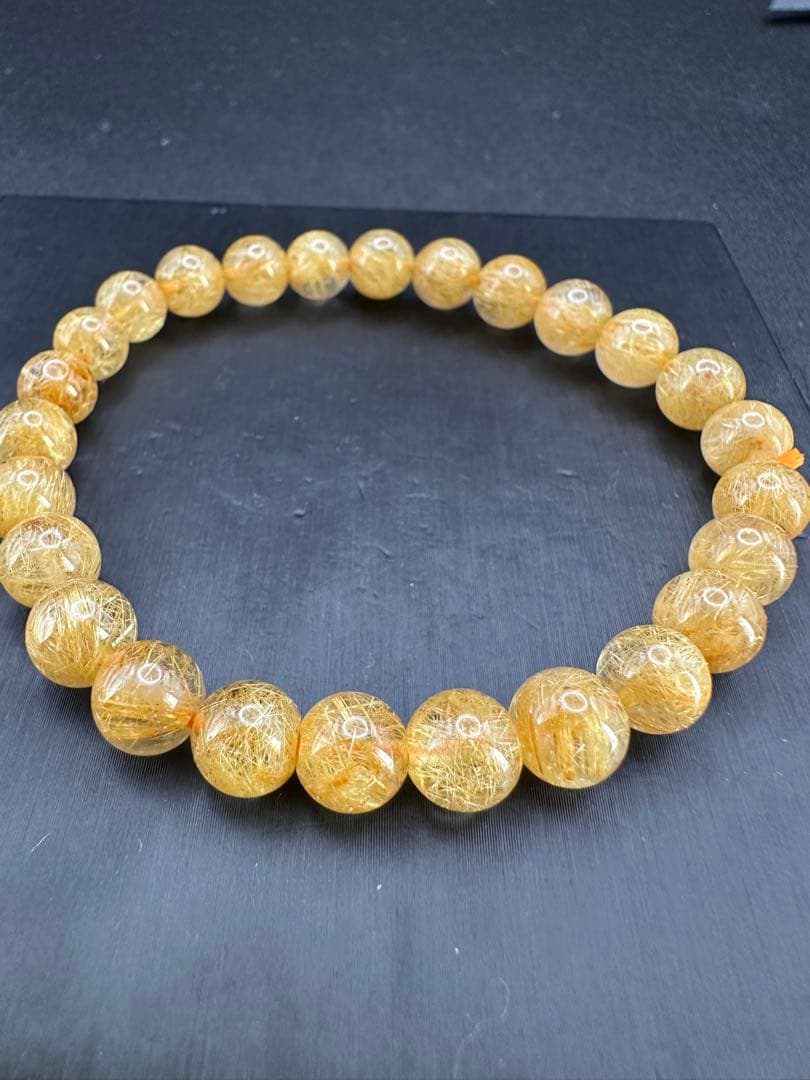 花火ルチルブレスレット！7.8㎜