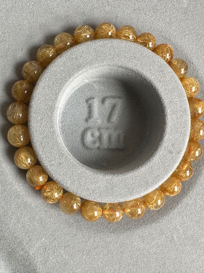 花火ルチルブレスレット！7.8㎜