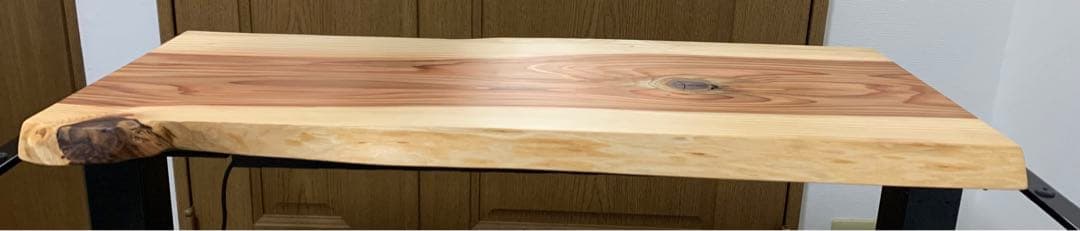 デスク天板用 杉 一枚板 100cm x 45cm x 3.5cm
