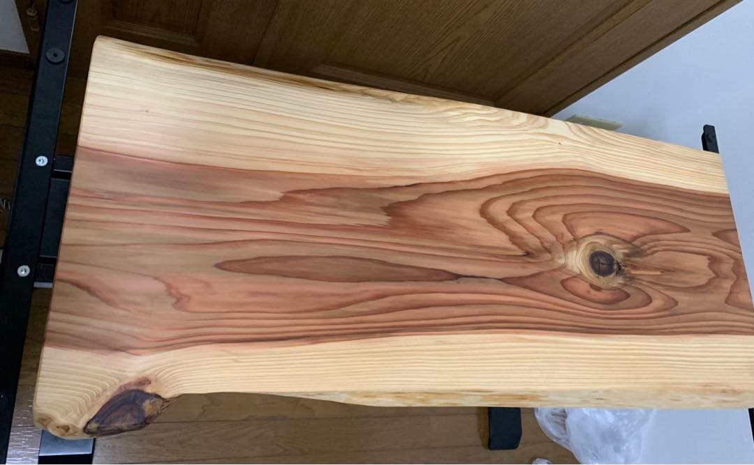 デスク天板用 杉 一枚板 100cm x 45cm x 3.5cm