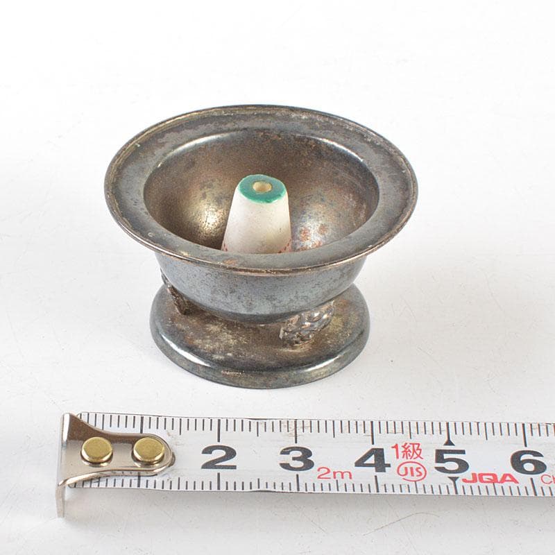 純銀製　神獣三足　線香立て　小さな香炉　重さ約16g　N　6784