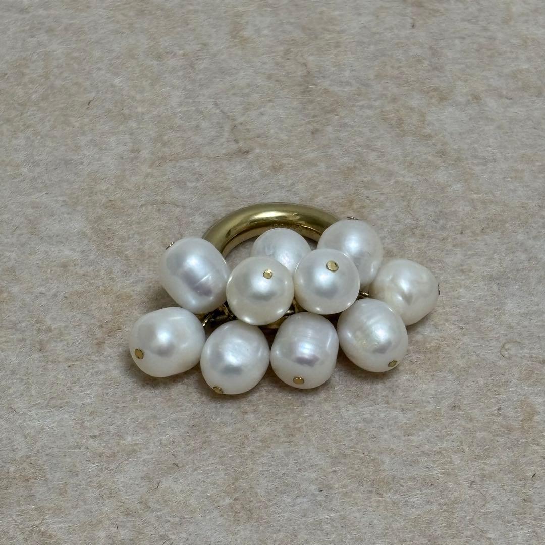 【希少品】JIL SANDER パールリング　12号