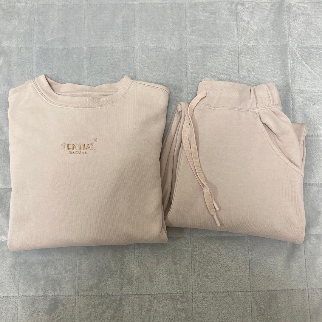 TENTIAL BAKUNE Ladiesスウェット上下セット S ピンク
