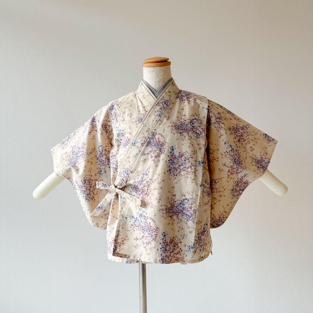 ［かすみ草］5歳 七五三 ꕤ 羽織袴5点セット