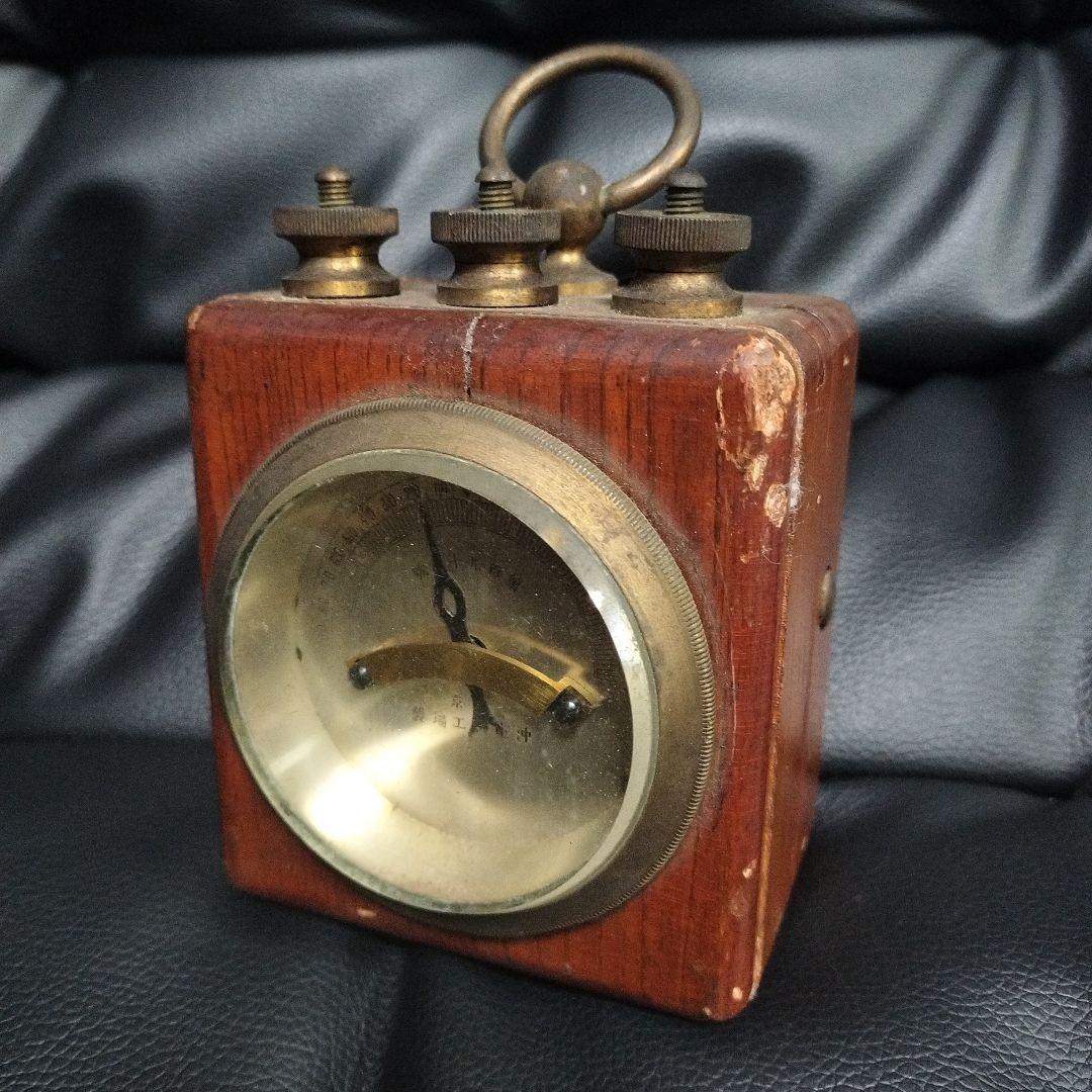 アンティーク 戦前 沖電気 検流計 骨董