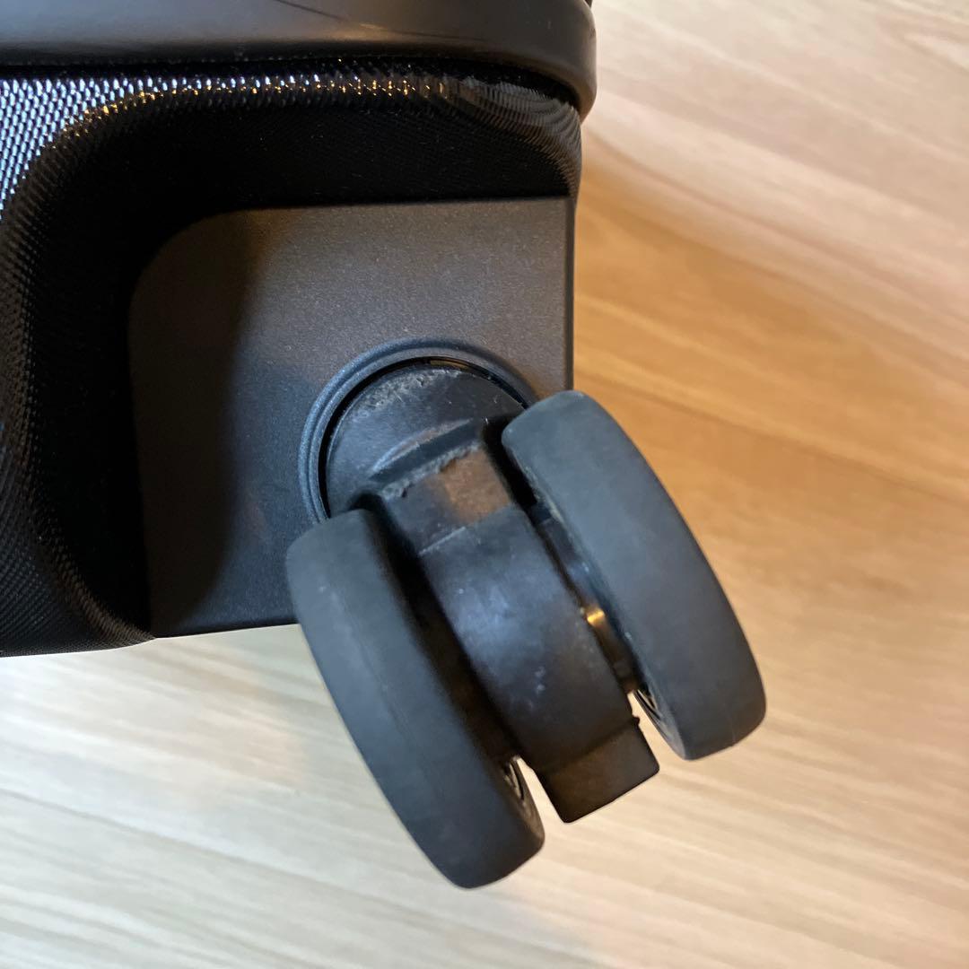 無印良品　バーを自由に調節できる　ハードキャリーケース（２０Ｌ）黒