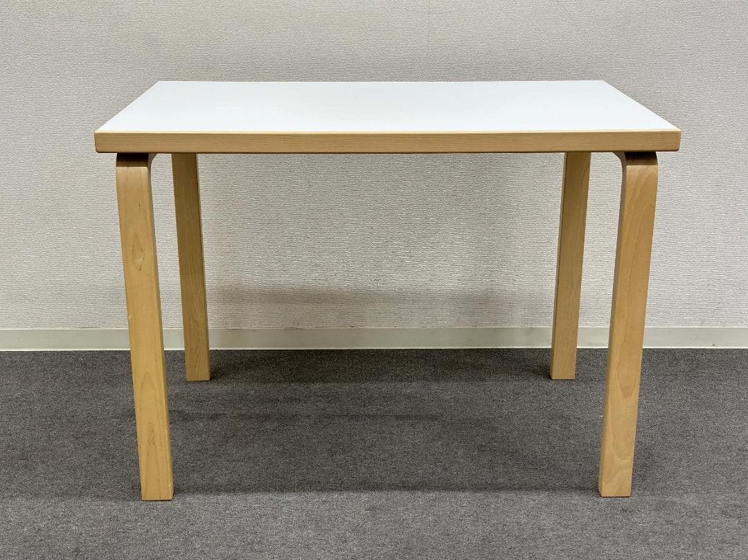 ■アルテック■TABLE80B　ダイニングテーブル　デスク　ホワイトラミネート