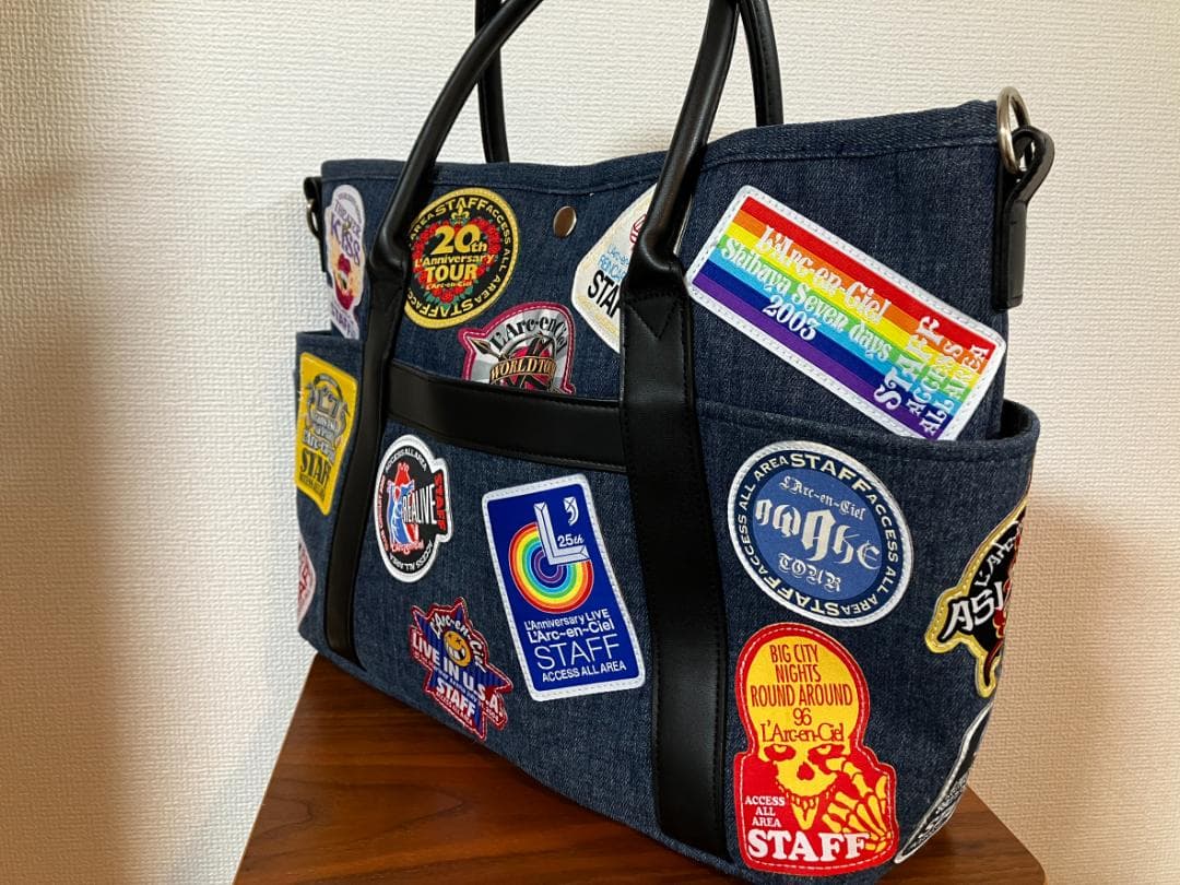L'Arc～en～Ciel　ラルク 25周年記念 デニム パスバック