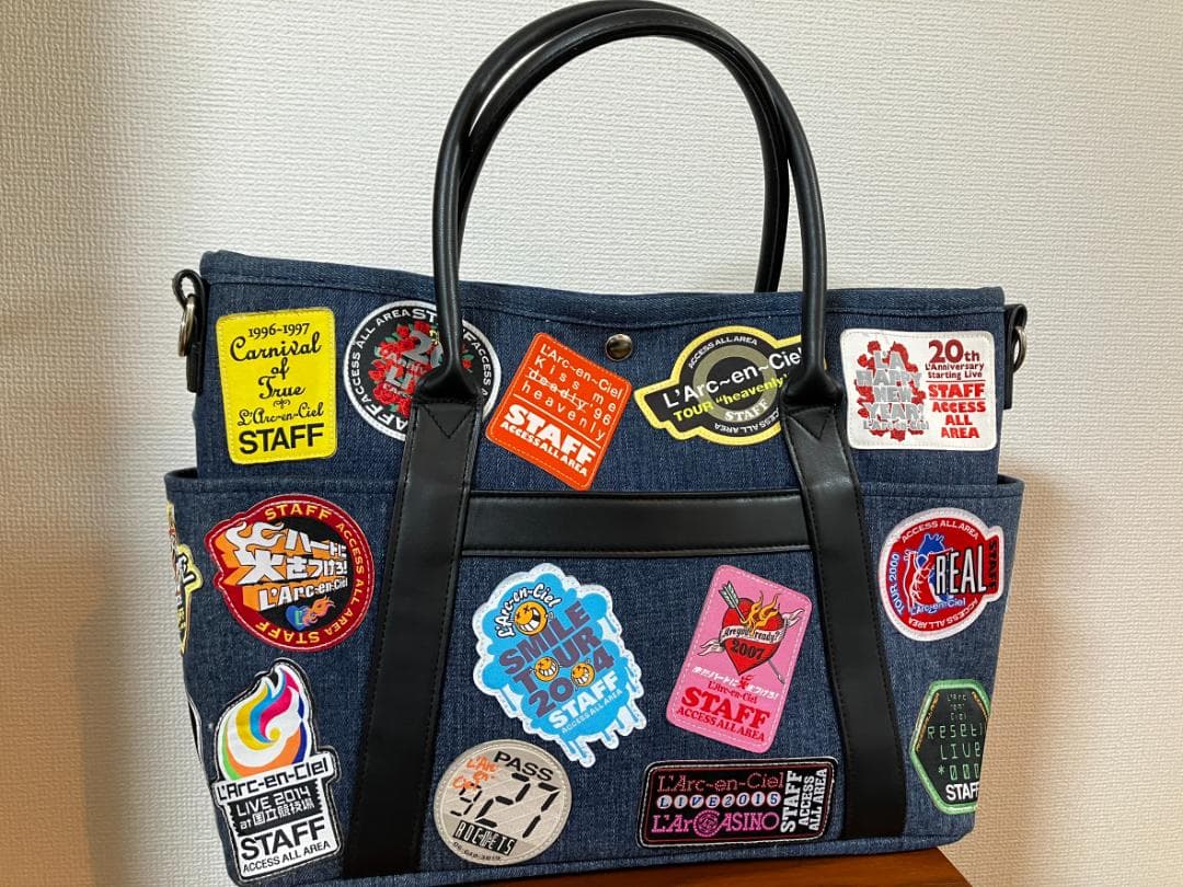 L'Arc～en～Ciel　ラルク 25周年記念 デニム パスバック