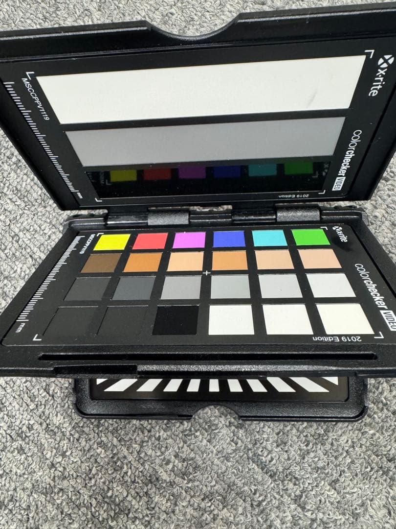 ビデオカメラ colorchecker passport