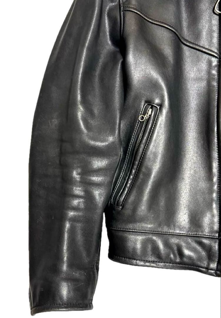 ハーレーダビッドソン レザージャケット シングルライダース　L ブラック 人気